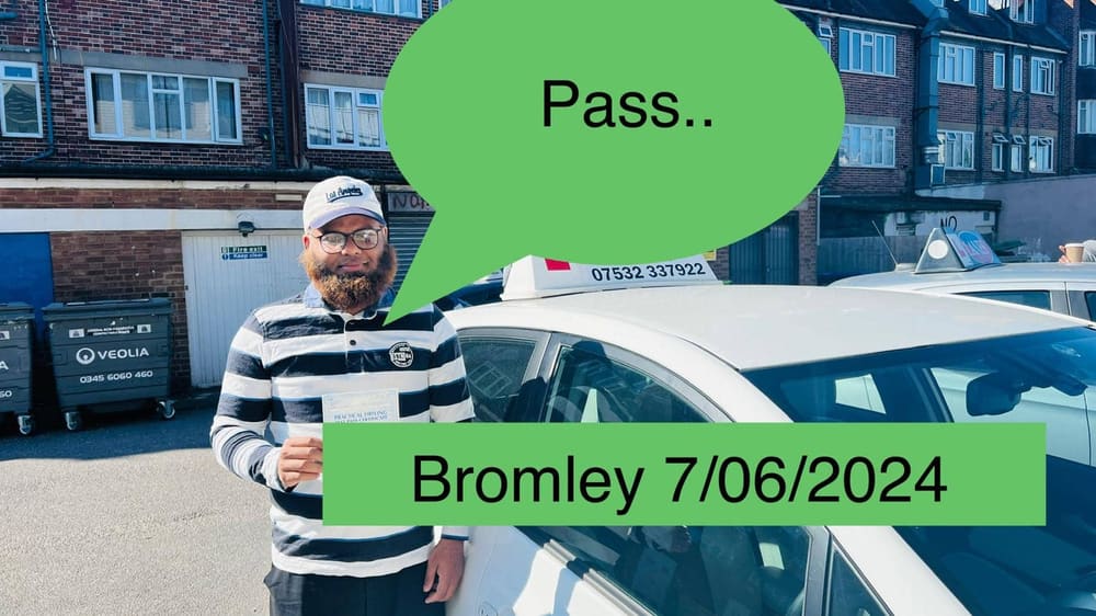 Mohammed Shakil, Drive More School driving student
