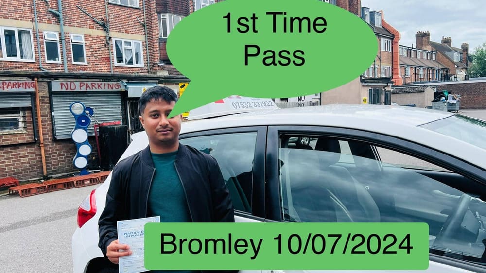 Mohiuddin Miah, Drive More School driving student