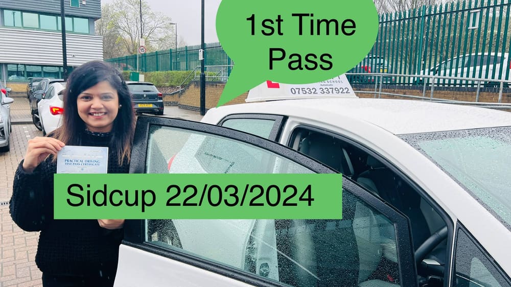 Drive More School student who passed their driving test first time in 2024, Bromley