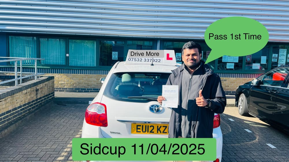 Drive More School student who passed their driving test first time in 2025, Bromley
