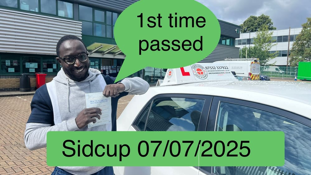 Drive More School student who passed their driving test first time in 2025, Bromley