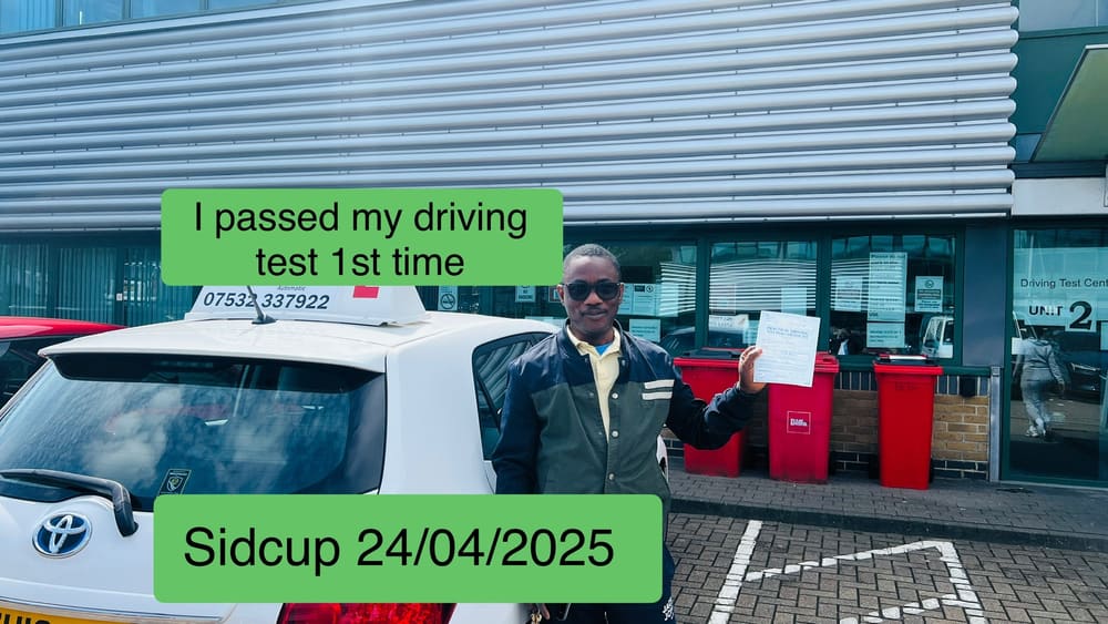 Drive More School student who passed their driving test first time in 2025, Bromley